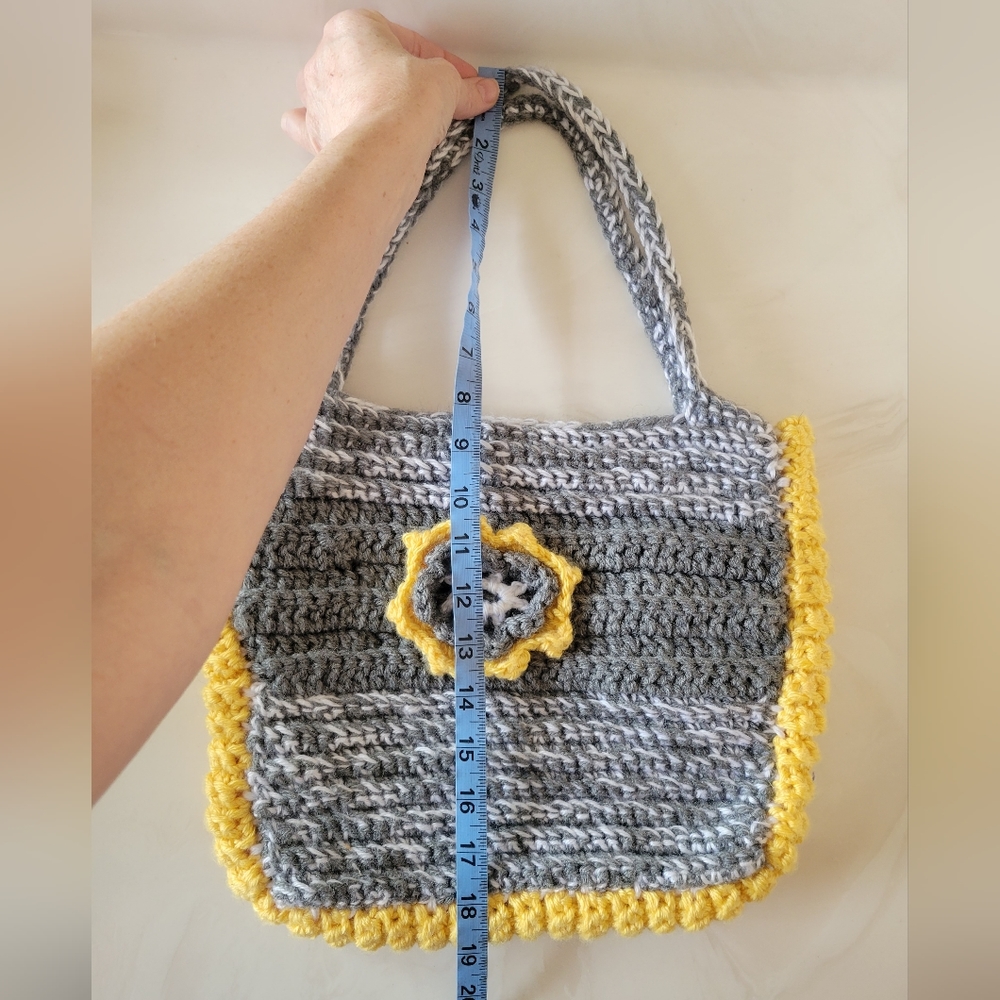 Handmade Crocheted Tote - Picture 7 of 8